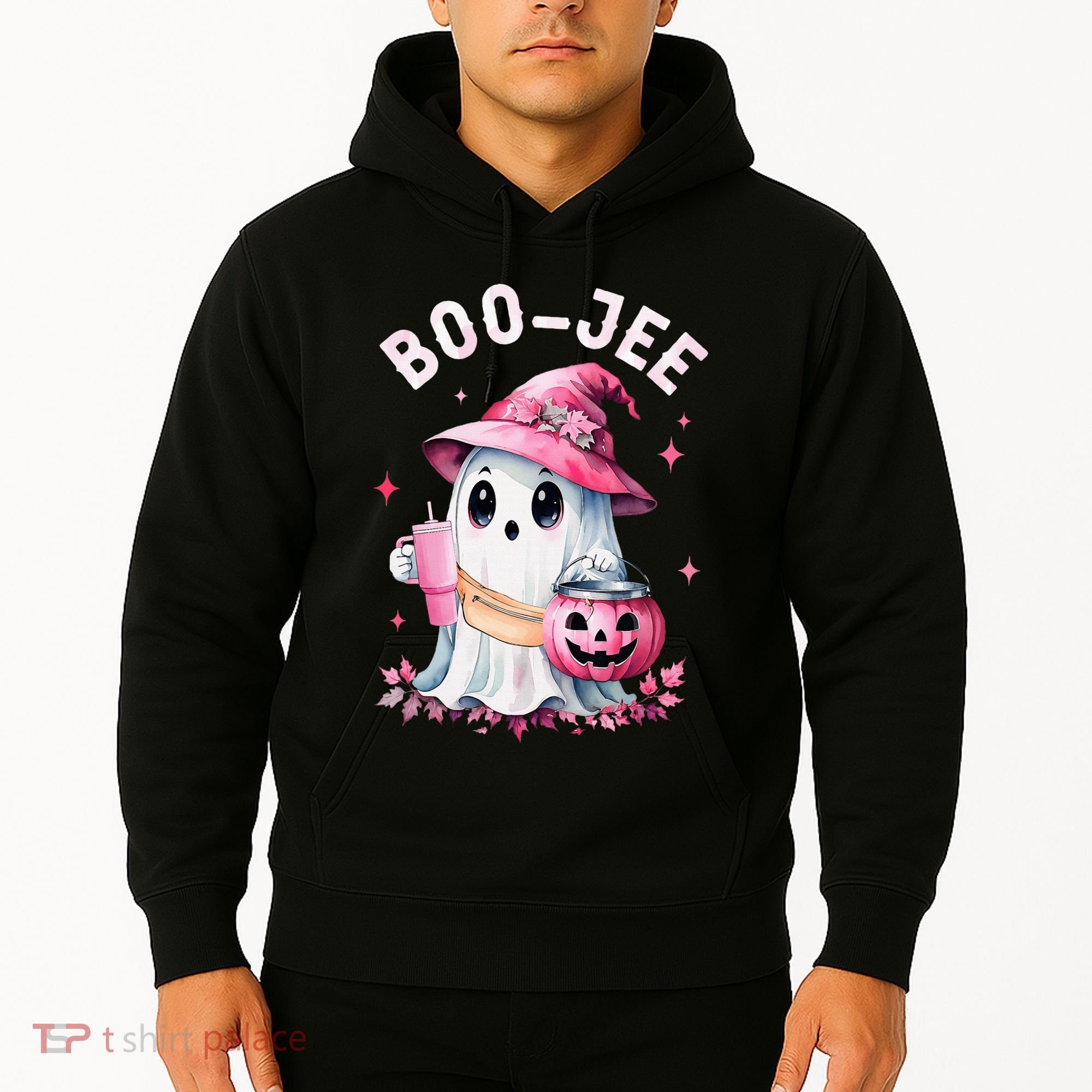 Boujee Boo Jee Spooky Ghost Halloween Pumpkin Costumes Hoodie