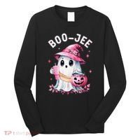 Boujee Boo Jee Spooky Ghost Halloween Pumpkin Costumes Long Sleeve Shirt thumb 0