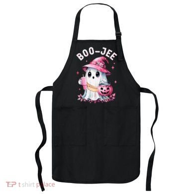 Boujee Boo Jee Spooky Ghost Halloween Pumpkin Costumes Apron