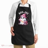 Boujee Boo Jee Spooky Ghost Halloween Pumpkin Costumes Apron thumb 2