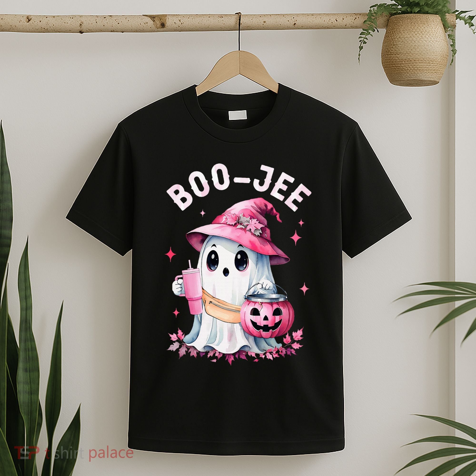 Boujee Boo Jee Spooky Ghost Halloween Pumpkin Costumes T-Shirt