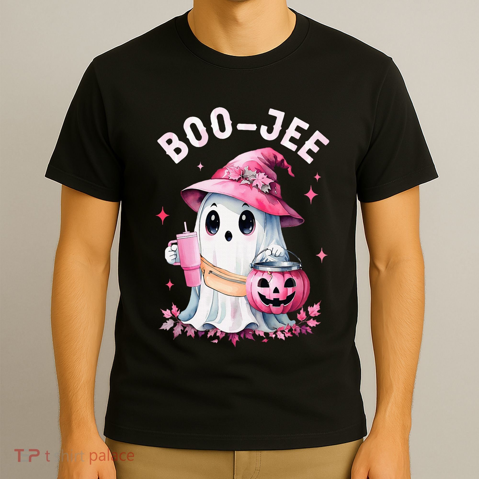 Boujee Boo Jee Spooky Ghost Halloween Pumpkin Costumes T-Shirt