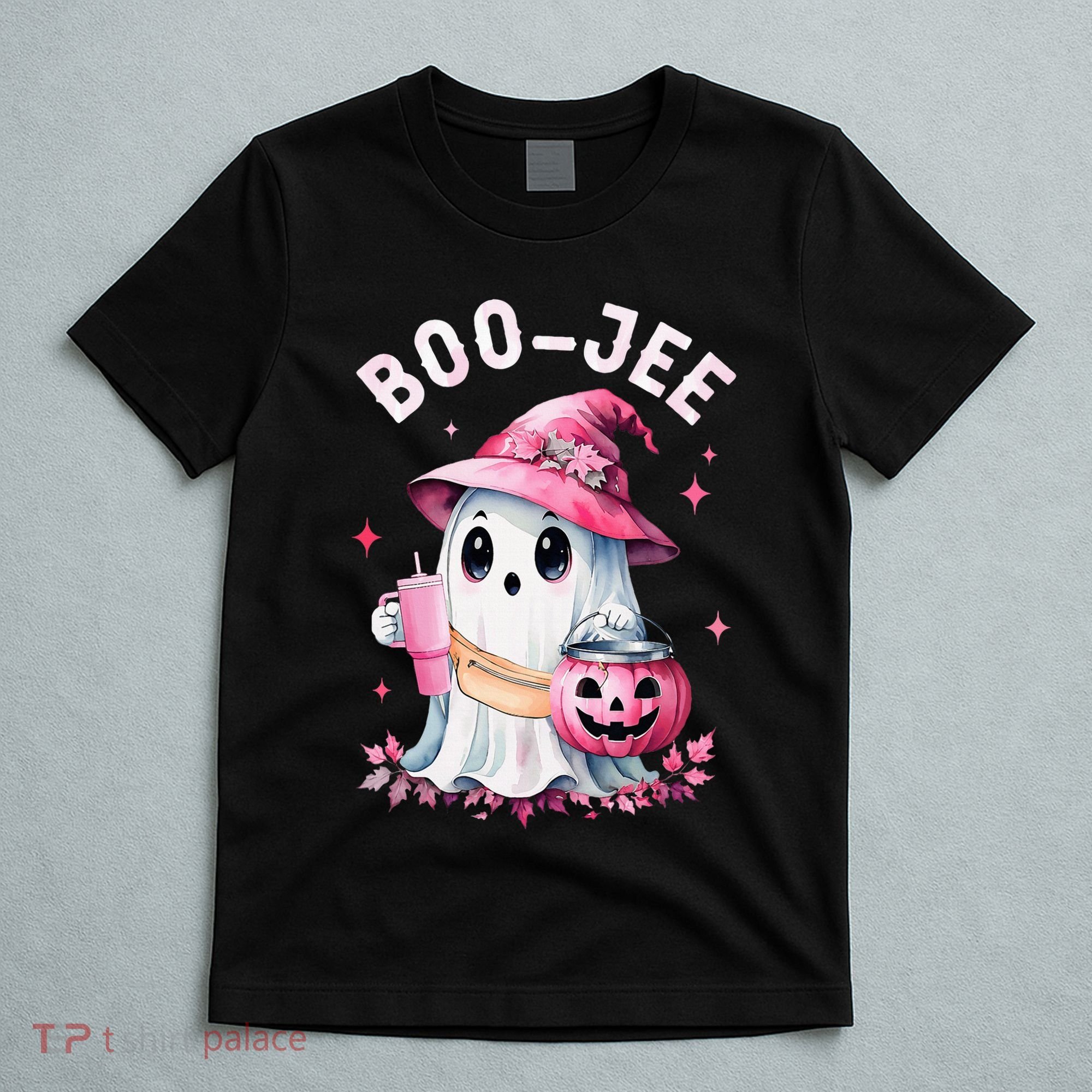 Boujee Boo Jee Spooky Ghost Halloween Pumpkin Costumes T-Shirt