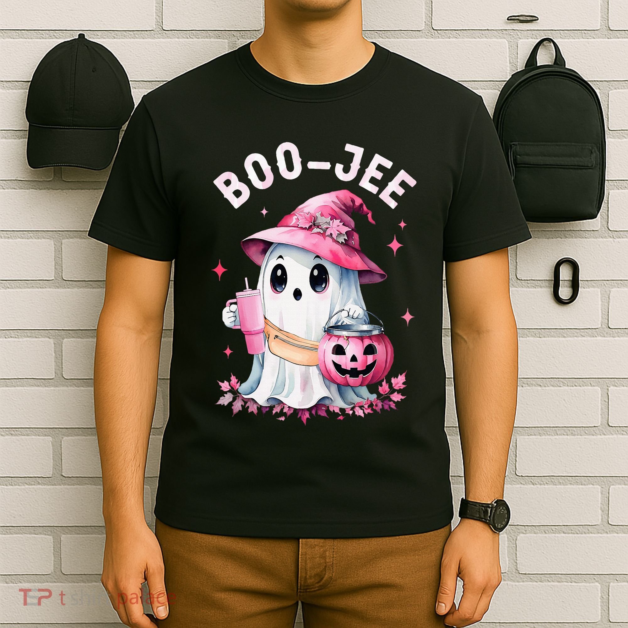 Boujee Boo Jee Spooky Ghost Halloween Pumpkin Costumes T-Shirt