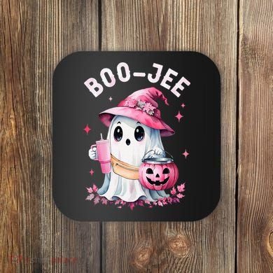 Boujee Boo Jee Spooky Ghost Halloween Pumpkin Costumes Coaster