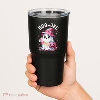 Boujee Boo Jee Spooky Ghost Halloween Pumpkin Costumes Tumbler thumb 2