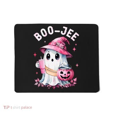 Boujee Boo Jee Spooky Ghost Halloween Pumpkin Costumes Mousepad