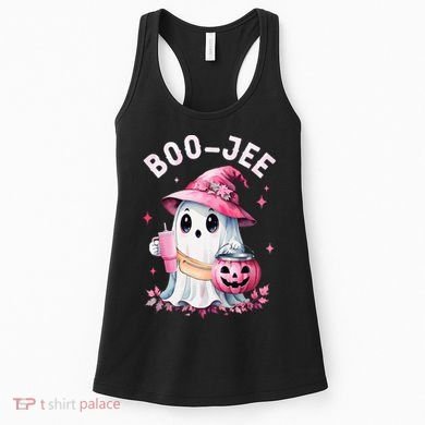 Boujee Boo Jee Spooky Ghost Halloween Pumpkin Costumes Women's Tank Top