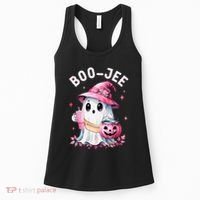 Boujee Boo Jee Spooky Ghost Halloween Pumpkin Costumes Women's Tank Top thumb 0
