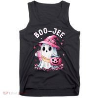 Boujee Boo Jee Spooky Ghost Halloween Pumpkin Costumes Tank Top thumb 0