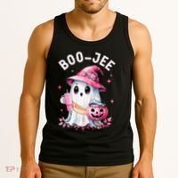 Boujee Boo Jee Spooky Ghost Halloween Pumpkin Costumes Tank Top thumb 3