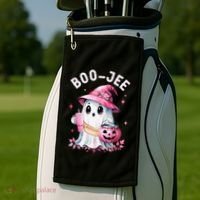 Boujee Boo Jee Spooky Ghost Halloween Pumpkin Costumes Golf Towel thumb 2