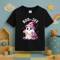 Boujee Boo Jee Spooky Ghost Halloween Pumpkin Costumes Toddler T-Shirt thumb 3