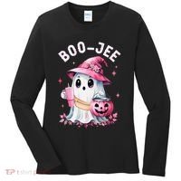 Boujee Boo Jee Spooky Ghost Halloween Pumpkin Costumes Women's Long Sleeve Shirt thumb 0