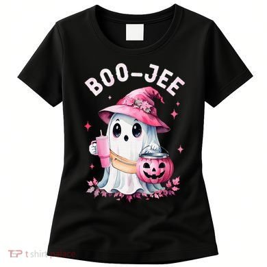 Boujee Boo Jee Spooky Ghost Halloween Pumpkin Costumes Women's T-Shirt