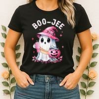 Boujee Boo Jee Spooky Ghost Halloween Pumpkin Costumes Women's T-Shirt thumb 2