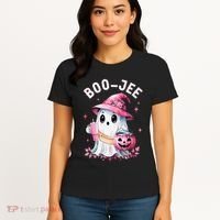 Boujee Boo Jee Spooky Ghost Halloween Pumpkin Costumes Women's T-Shirt thumb 4