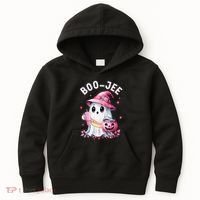Boujee Boo Jee Spooky Ghost Halloween Pumpkin Costumes Kids Hoodie thumb 0