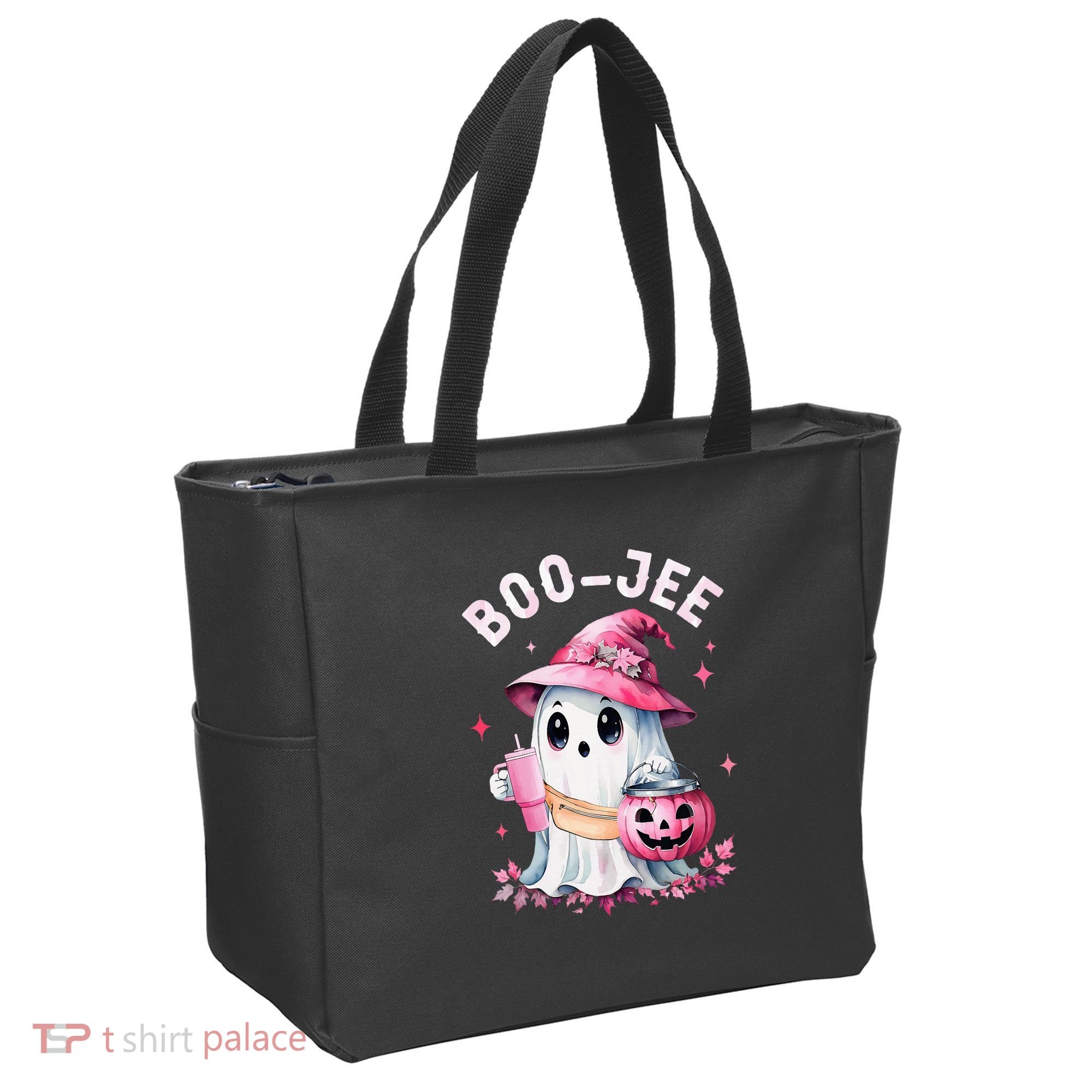 Boujee Boo Jee Spooky Ghost Halloween Pumpkin Costumes Tote Bag