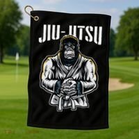Bjj Brazilian Jiu Jitsu Golf Towel thumb 1