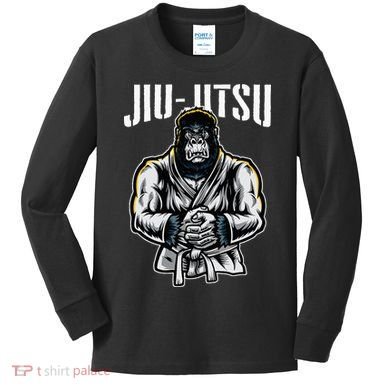 Bjj Brazilian Jiu Jitsu Kids Long Sleeve Shirt