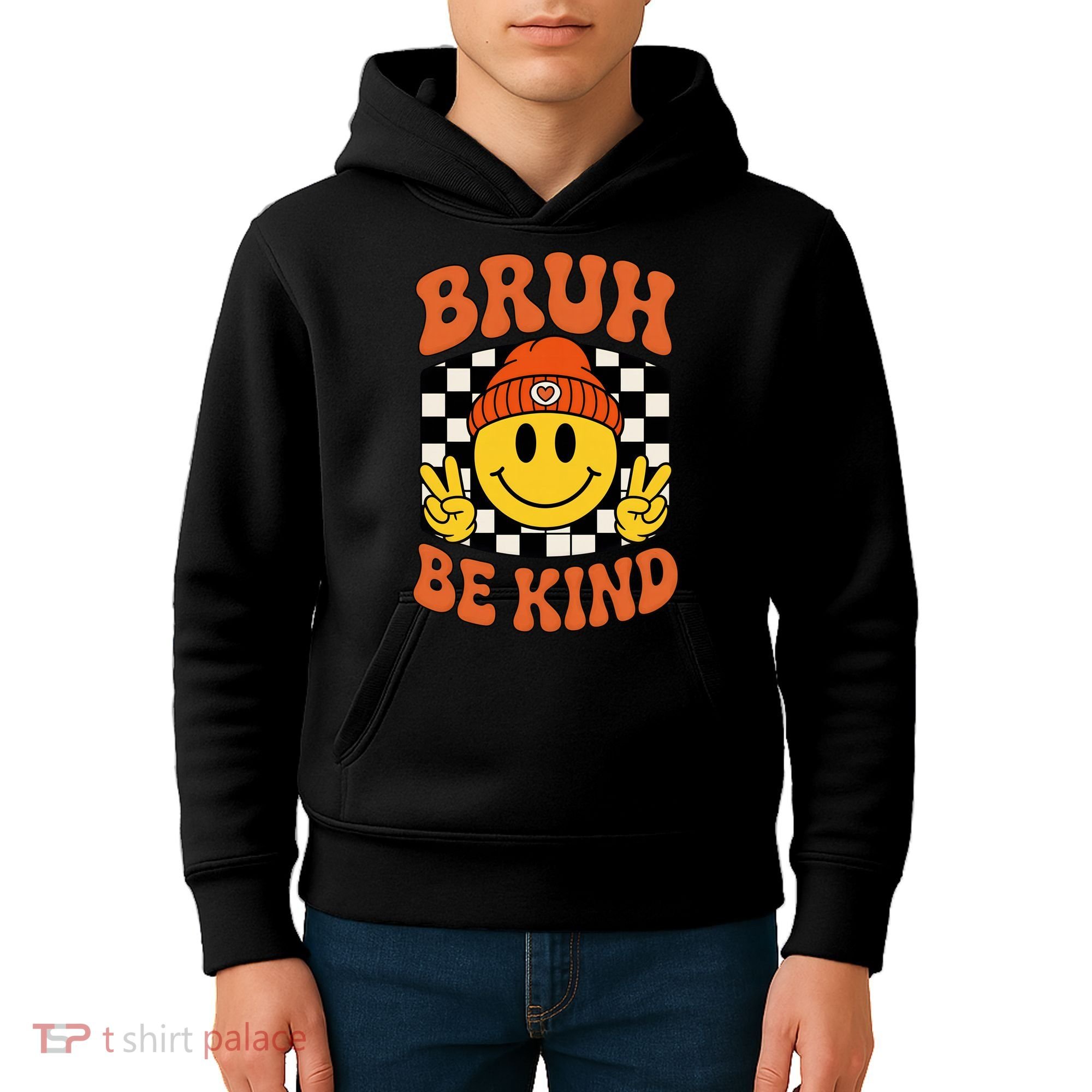 Bruh Be Kind Unity Day Anti Bullying Kindness  Kids Hoodie