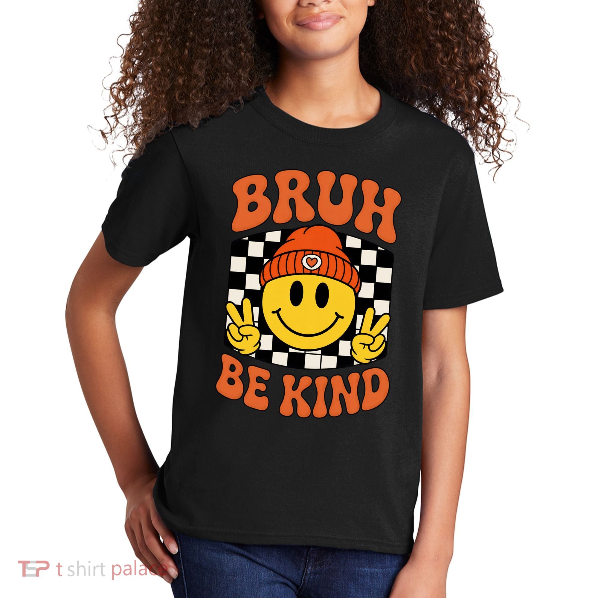 Bruh Be Kind Unity Day Anti Bullying Kindness  Kids T-Shirt