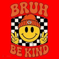 Bruh Be Kind Unity Day Anti Bullying Kindness  Santa Hat thumb 1