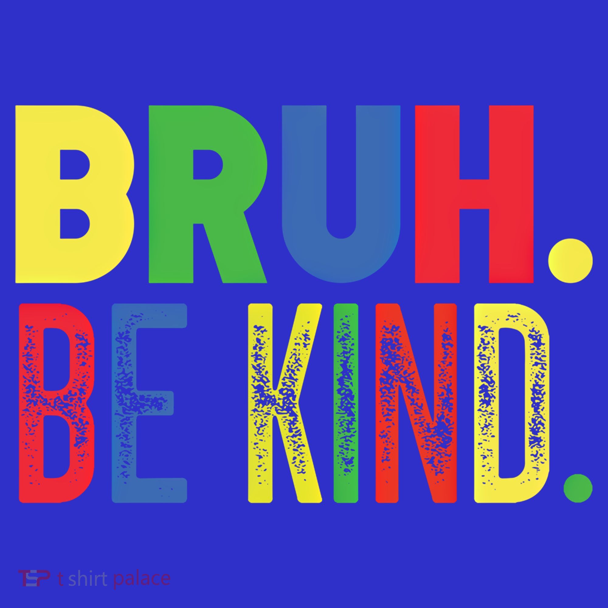 Bruh Be Kind Autism Awareness Support For Family And Meaningful Gift Coaster