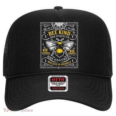 Bumblebee Bee Kind Bee Humble Save The Bees Cottage Core Hat
