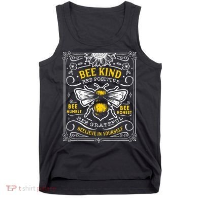 Bumblebee Bee Kind Bee Humble Save The Bees Cottage Core Tank Top