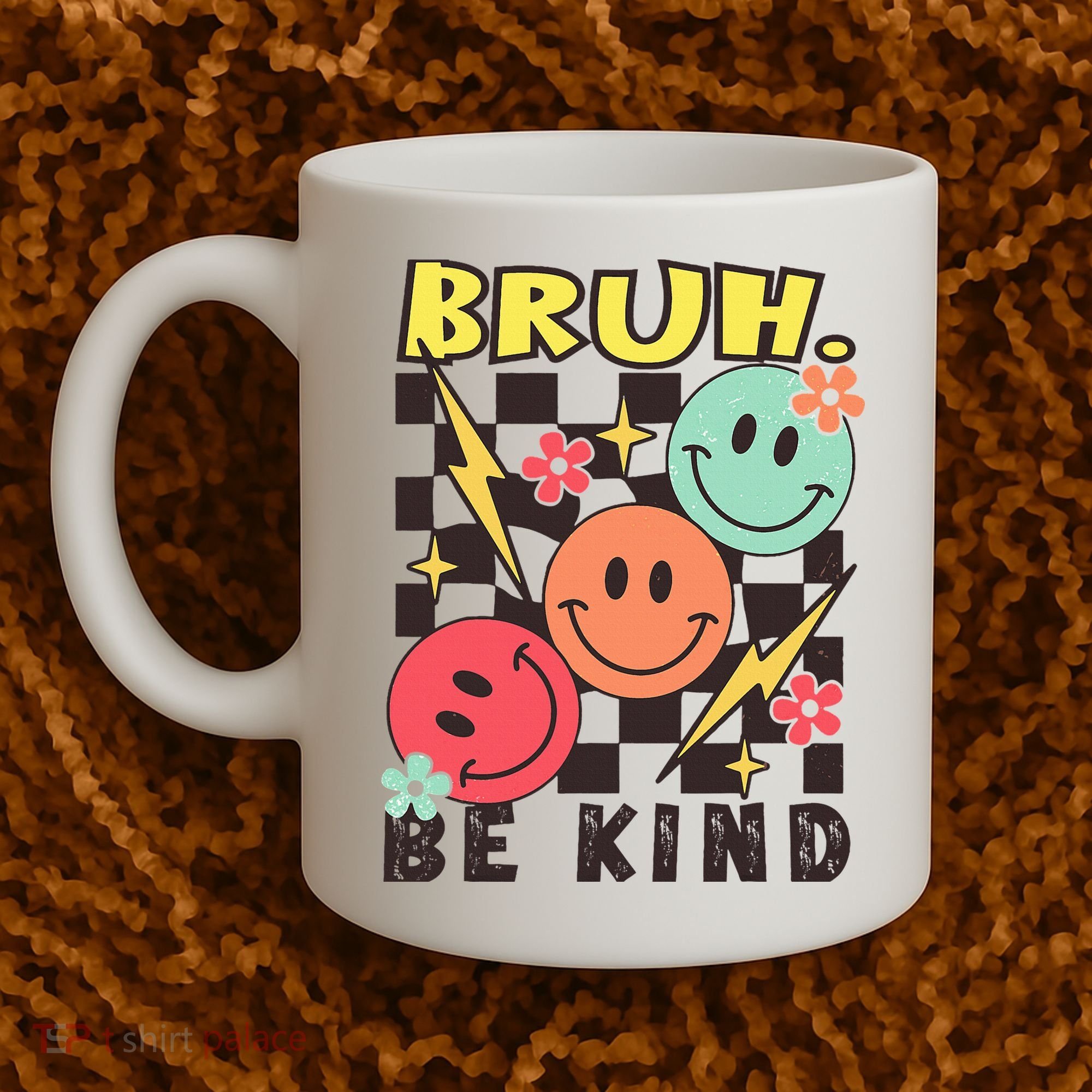 Bruh Be Kind Funny Orange Anti Bullying Unity Day Coffee Mug