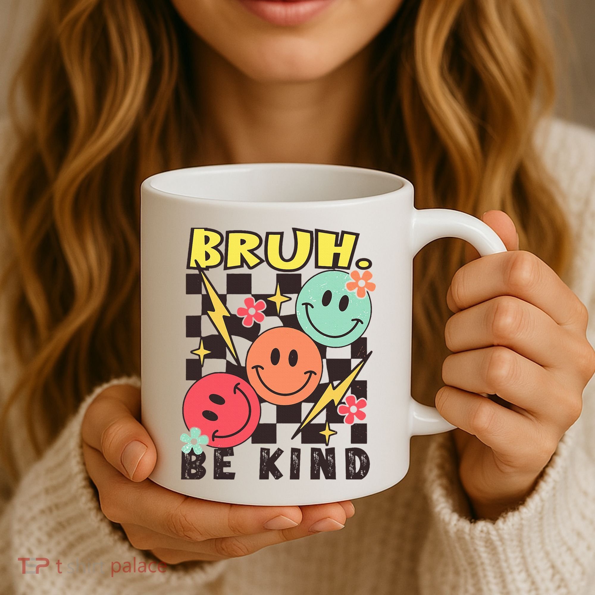 Bruh Be Kind Funny Orange Anti Bullying Unity Day Coffee Mug