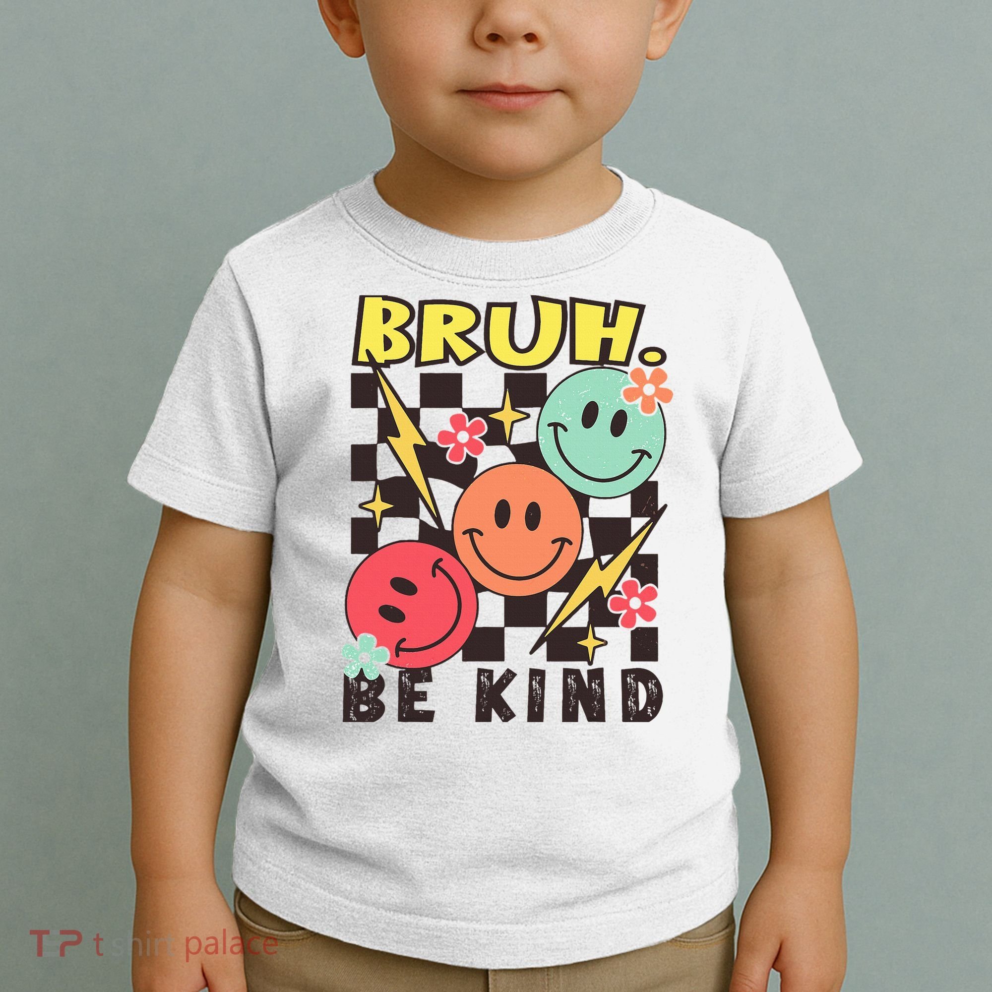 Bruh Be Kind Funny Orange Anti Bullying Unity Day Toddler T-Shirt