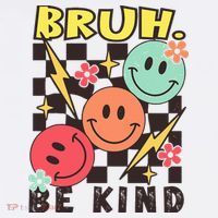 Bruh Be Kind Funny Orange Anti Bullying Unity Day Toddler T-Shirt thumb 4