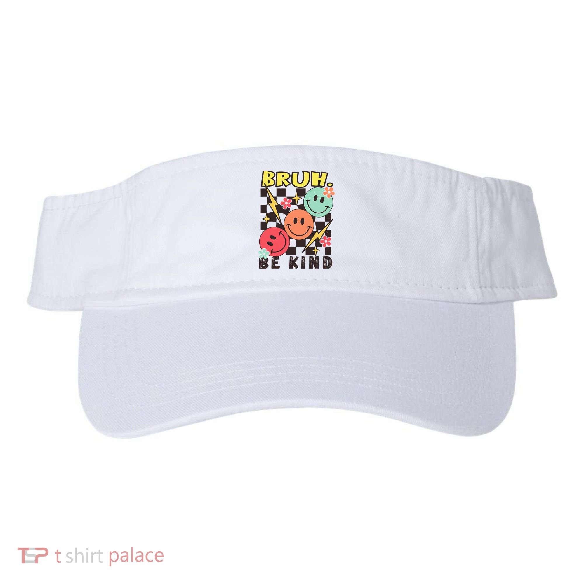 Bruh Be Kind Funny Orange Anti Bullying Unity Day Visor