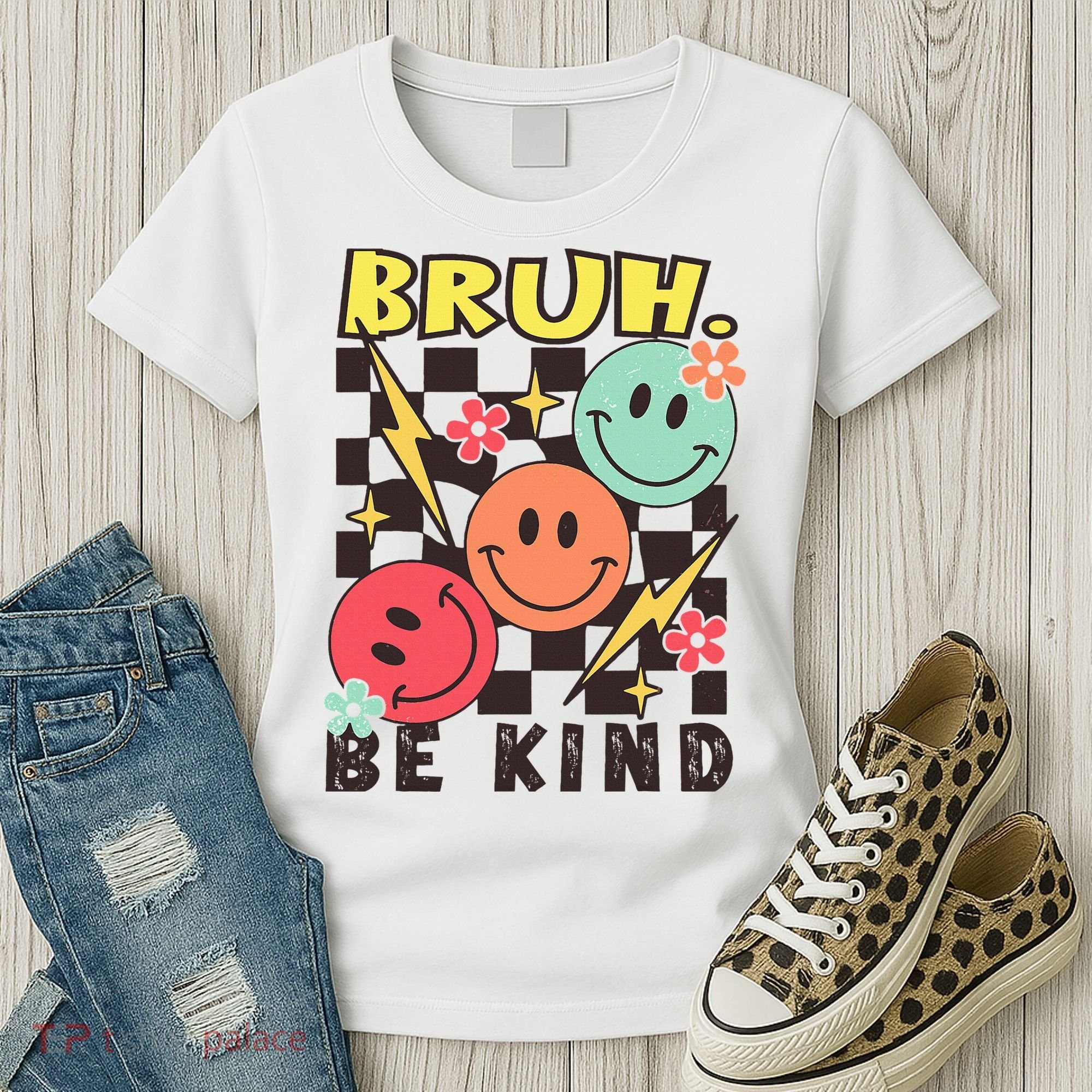 Bruh Be Kind Funny Orange Anti Bullying Unity Day Women's T-Shirt