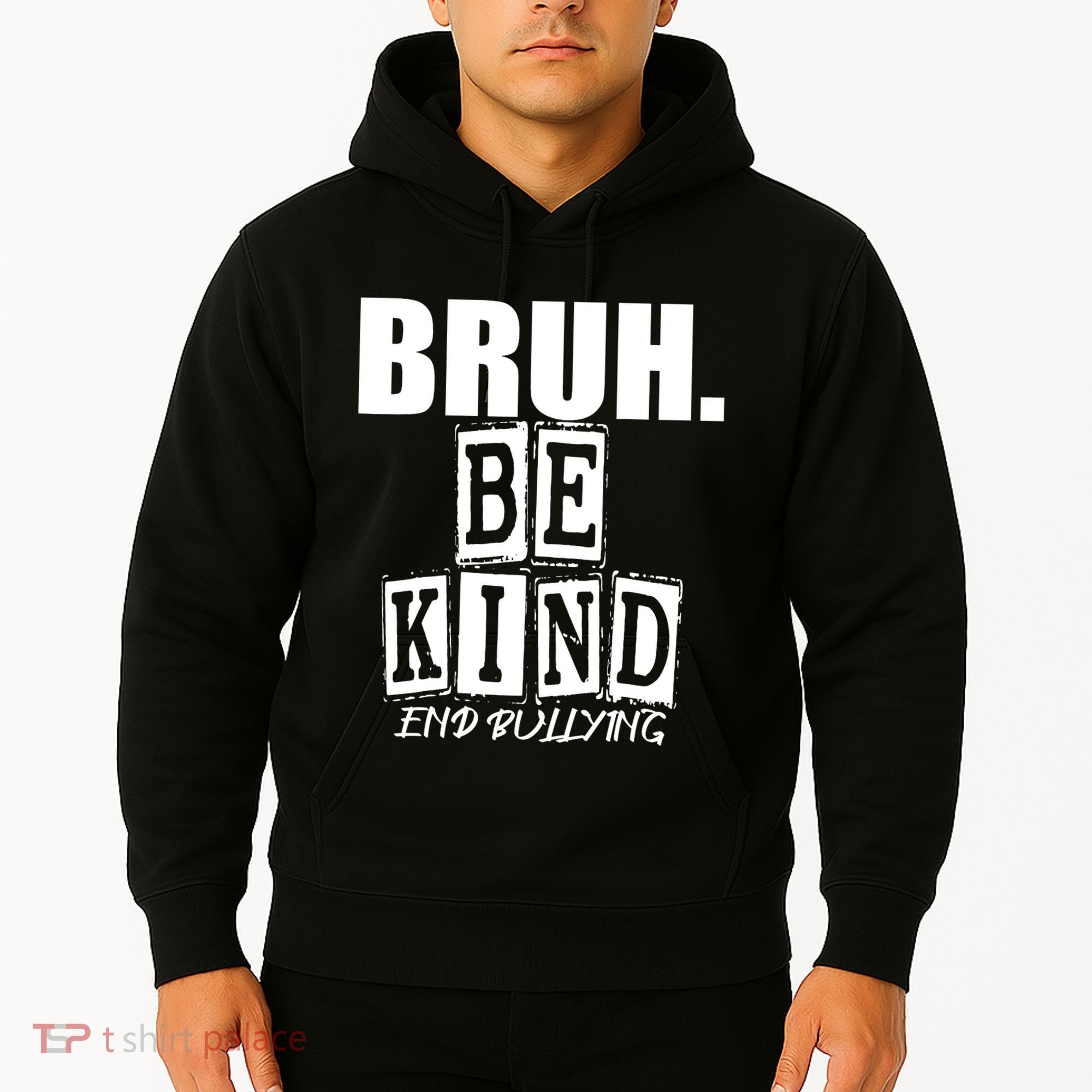 Bruh Be Kind Funny Orange Anti Bullying Unity Day Hoodie