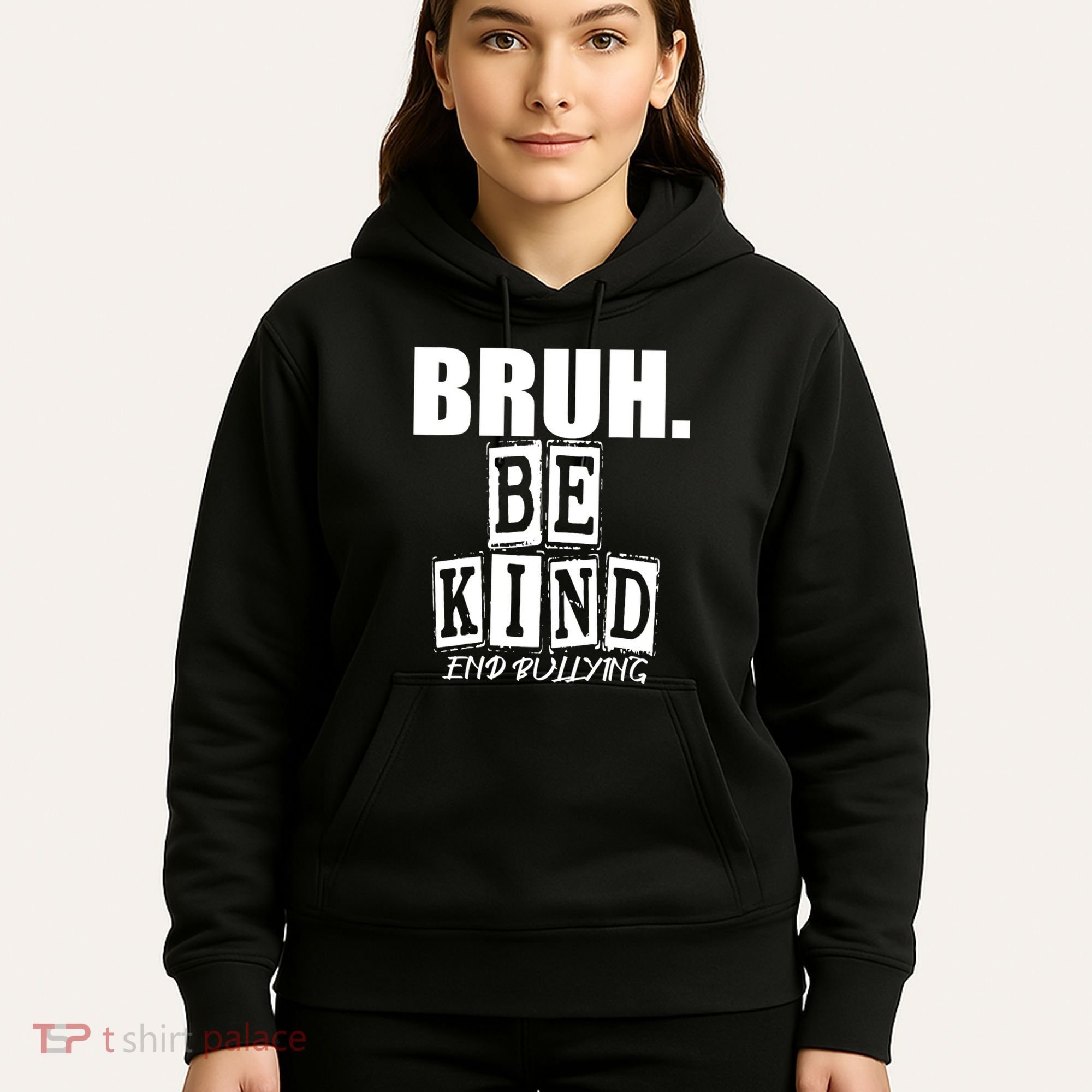Bruh Be Kind Funny Orange Anti Bullying Unity Day Hoodie