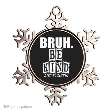 Bruh Be Kind Funny Orange Anti Bullying Unity Day Ornament