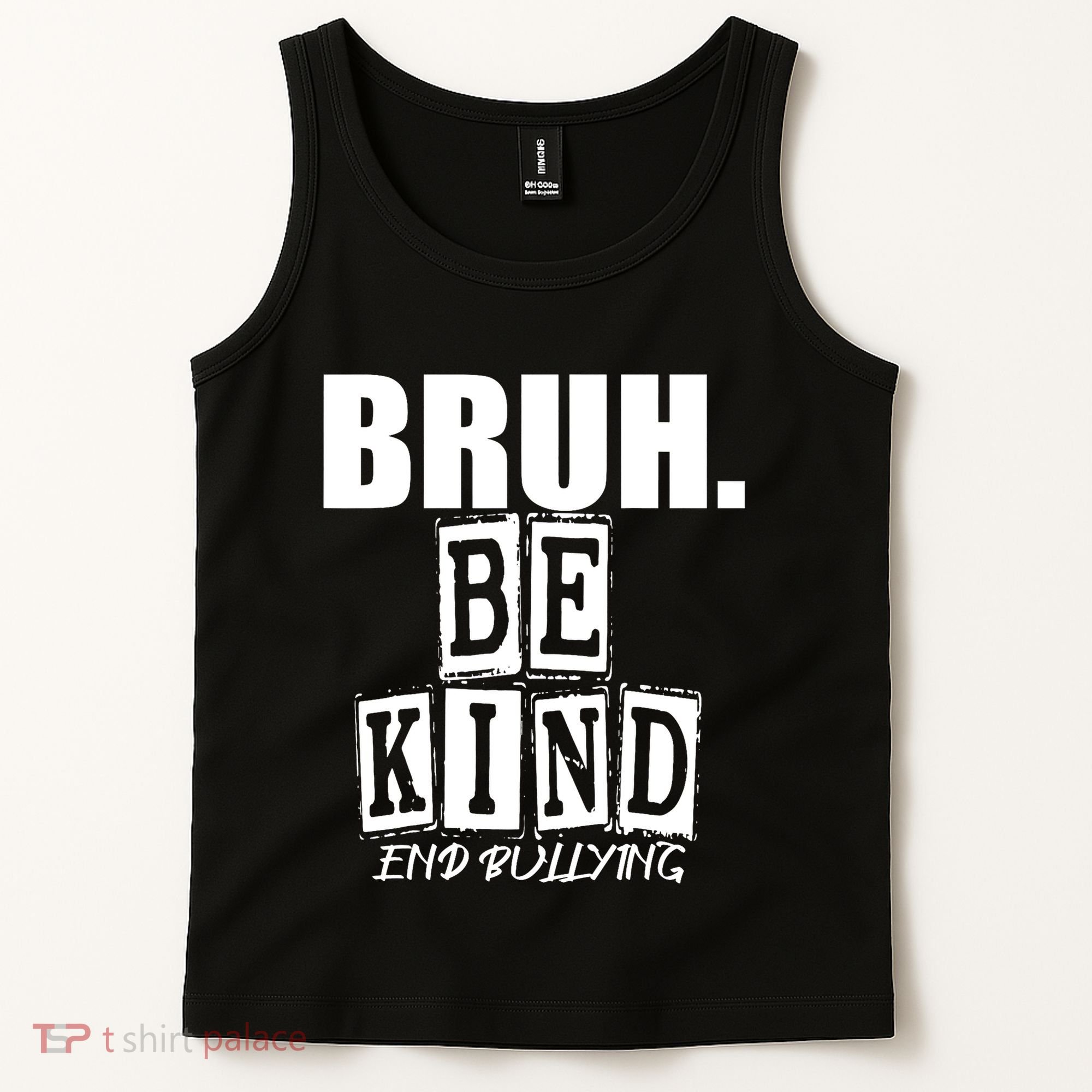 Bruh Be Kind Funny Orange Anti Bullying Unity Day Tank Top