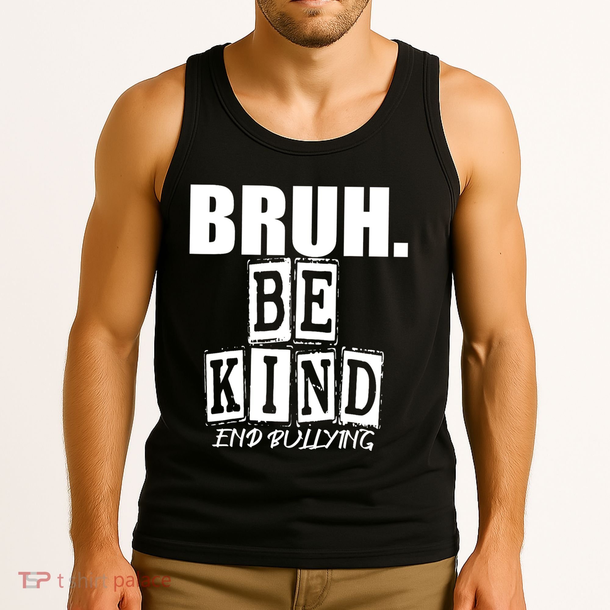 Bruh Be Kind Funny Orange Anti Bullying Unity Day Tank Top
