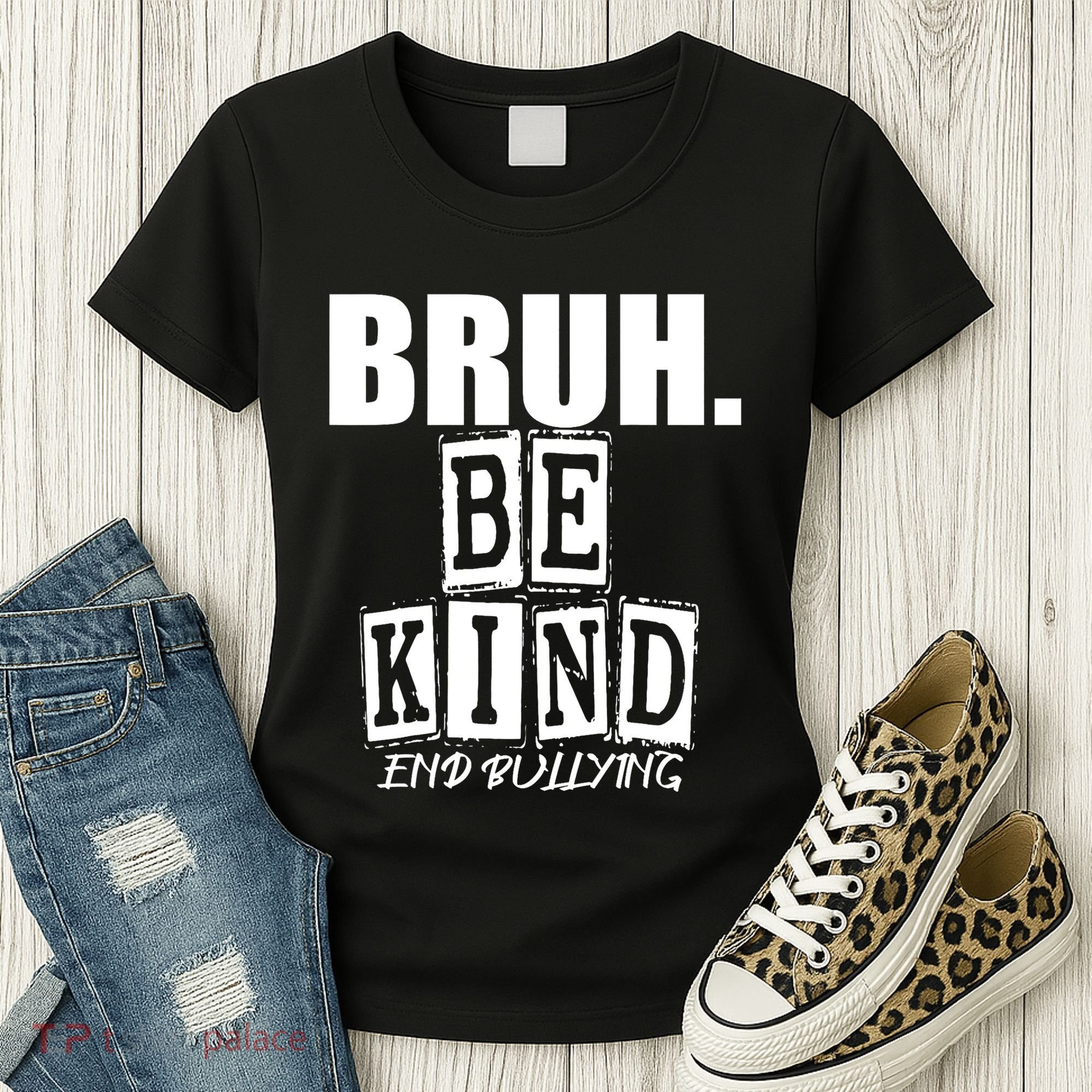 Bruh Be Kind Funny Orange Anti Bullying Unity Day Women's T-Shirt
