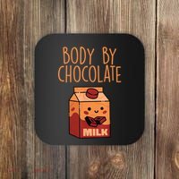 Body By Kawaii Chocolate Milk Drink Workout Chocolate Milk Coaster thumb 0