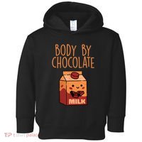 Body By Kawaii Chocolate Milk Drink Workout Chocolate Milk Toddler Hoodie thumb 0