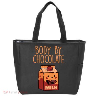 Body By Kawaii Chocolate Milk Drink Workout Chocolate Milk Tote Bag