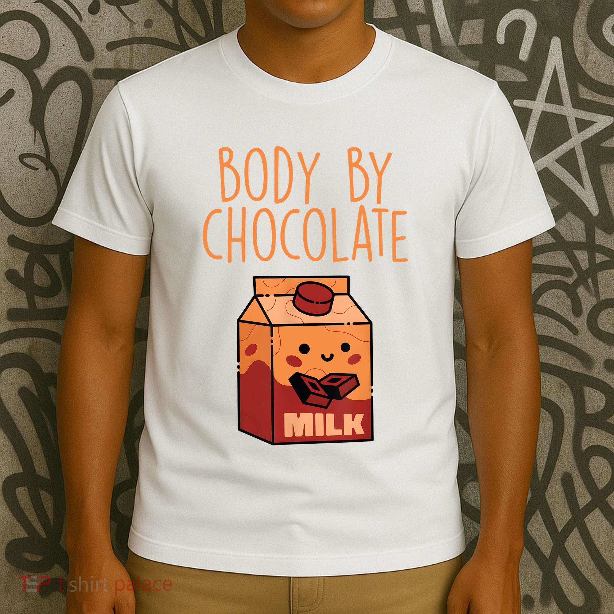 Body By Kawaii Chocolate Milk Drink Workout Chocolate Milk T-Shirt