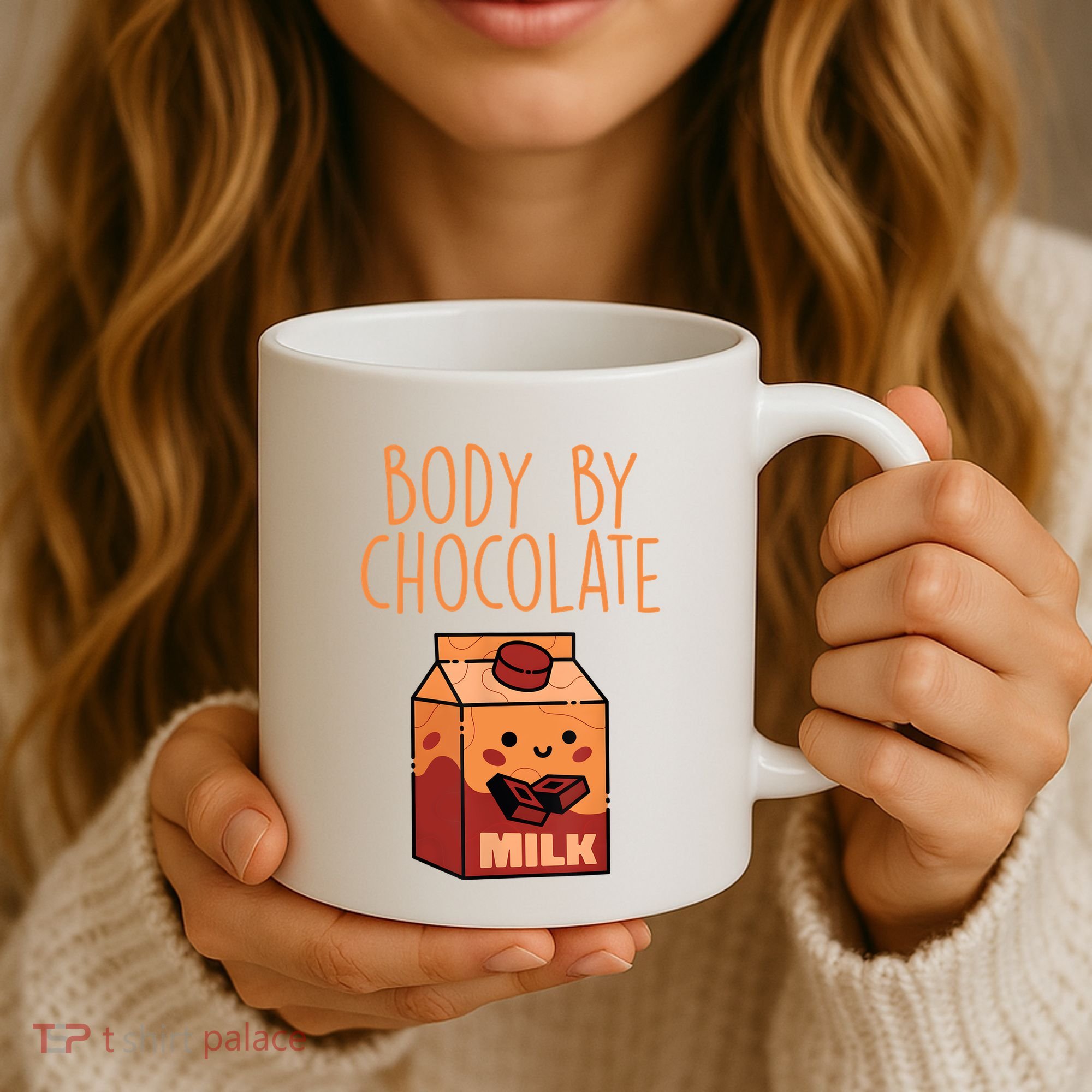 Body By Kawaii Chocolate Milk Drink Workout Chocolate Milk Coffee Mug