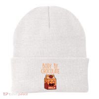 Body By Kawaii Chocolate Milk Drink Workout Chocolate Milk Beanie thumb 0