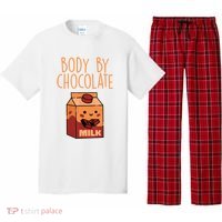 Body By Kawaii Chocolate Milk Drink Workout Chocolate Milk Pajama Set thumb 0